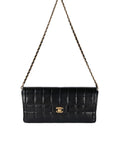 Chanel E/W Flap Bag in Black
