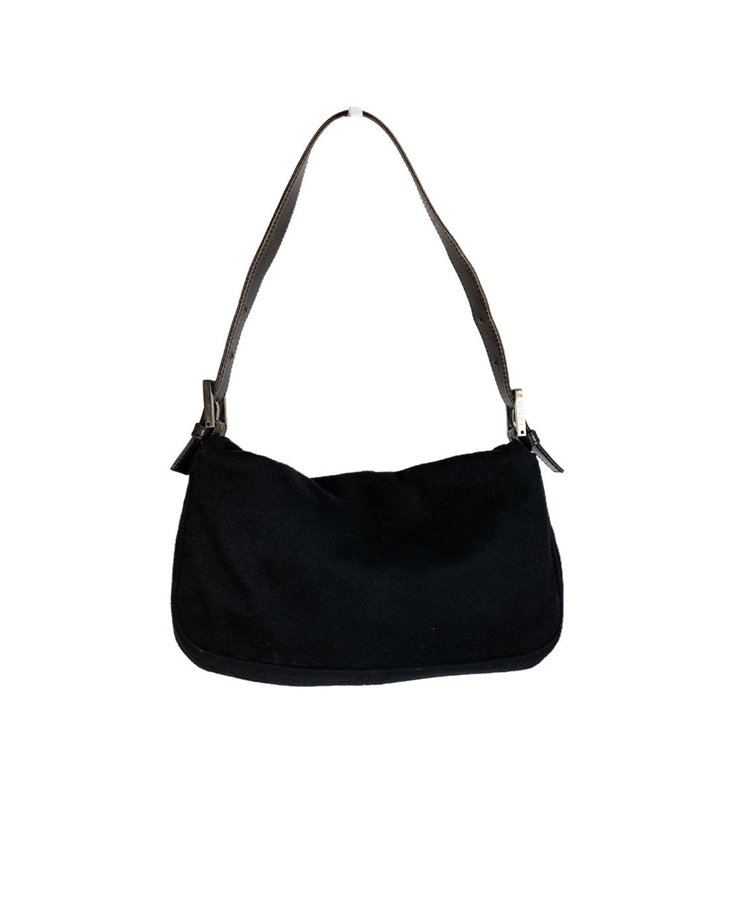 FENDI Wool  Baguette Black