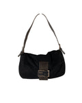 FENDI Wool  Baguette Black