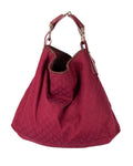 Gucci Vintage GG Horsebit Canvas Hobo Large